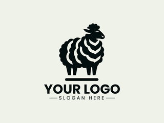 Sheep Vector Logo Illustration