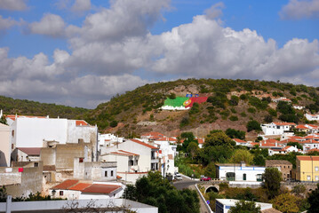 Obraz premium the historic center of alte algarve portugal