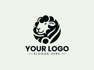 Sheep Vector Logo Illustration