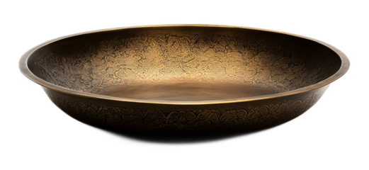 Aqiqah Sacrifice Plate for Islamic Rituals - Isolated on White Background