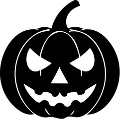 halloween pumpkin with white background