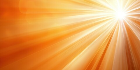 Obraz premium Bright orange light rays radiating from the center, creating a warm, vibrant atmosphere.