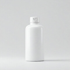 Medicine pharmaceutical cosmetic soap bottle mockup  isolated on white