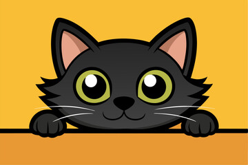 This charming cat vector is fully editable and scalable, making it ideal for both print and web use. Suitable for creative and commercial purposes.