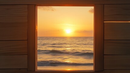 Fototapeta premium Carpenter assembling a wooden frame for a door. Featuring skill and craftsmanship