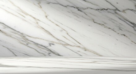 Obraz premium Serene Marble: Light and Shadow, Textured Depth AI Generated