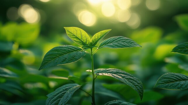 a close up of piper methysticum kava plant detailed and natural cultural theme