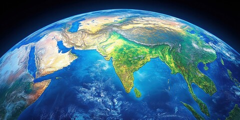 Global Earth View,  Asia Focus