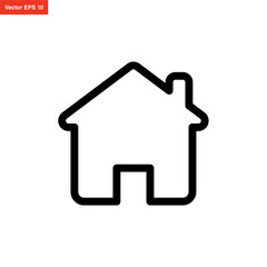 simple home icon modern design