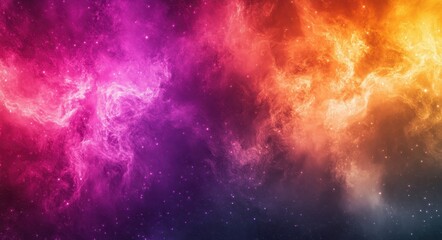 Naklejka premium Texture Light. Abstract and Colorful Galaxy Background with Galactic Nebula and Smoke Elements
