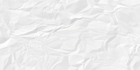 White crumple obsolete billboard rumple. wrinkle ripped creased white crumple aged closeup craft document grunge recycling paper background.	
