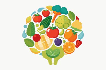 vector illustration of a fruit