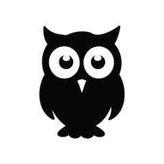 Fototapeta premium owl on white background