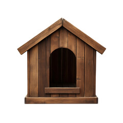 Wooden Dog House, Cozy Pet Shelter, Rustic Canine Home