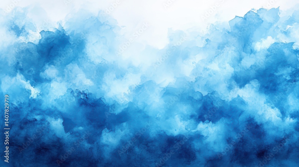 Poster abstract baby blue watercolor background watercolor background for invitations cards posters texture