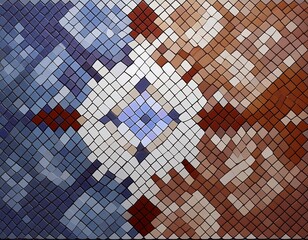 tile mosaic background generative ai