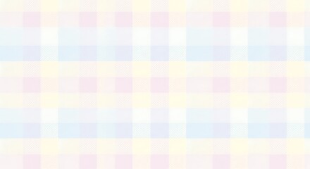 Pastel Plaid: Soft Hues, Dreamy Texture AI Generated