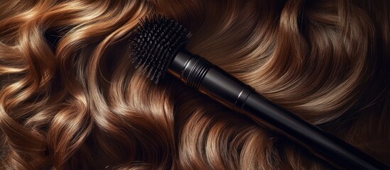 Naklejka premium Luxurious Hair Styling Tool