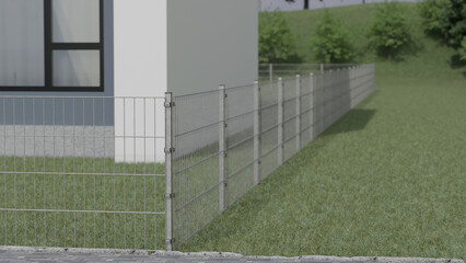 Fototapeta premium 3D Zaun