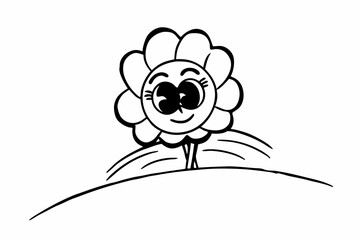 vector illustration of a flower