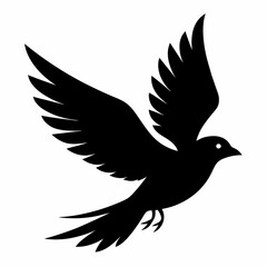 dove silhouette vector