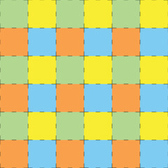 Modern Geometric Vector Seamless Pattern Digital Paper &ndash; Abstract Minimalist Background Design, Repeating Lines and Shapes, Contemporary Printable Texture for Scrapbooking, Web Design, Fabric, Package