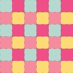 Modern Geometric Vector Seamless Pattern Digital Paper – Abstract Minimalist Background Design, Repeating Lines and Shapes, Contemporary Printable Texture for Scrapbooking, Web Design, Fabric, Package