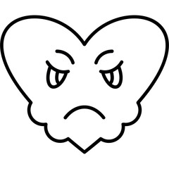 Scowl icon