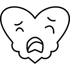 Yawning icon