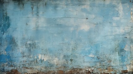 Fototapeta premium wall blue distressed background