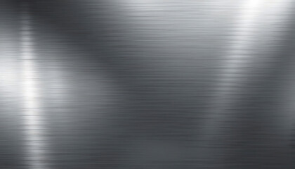 Brushed Metal Texture Sleek, Silver, and Shiny Background