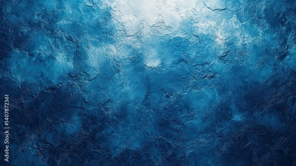 Leinwandbilder blue white color gradient rough abstract background shine bright light,glow template empty space grainy noise grungy texture,stock image
