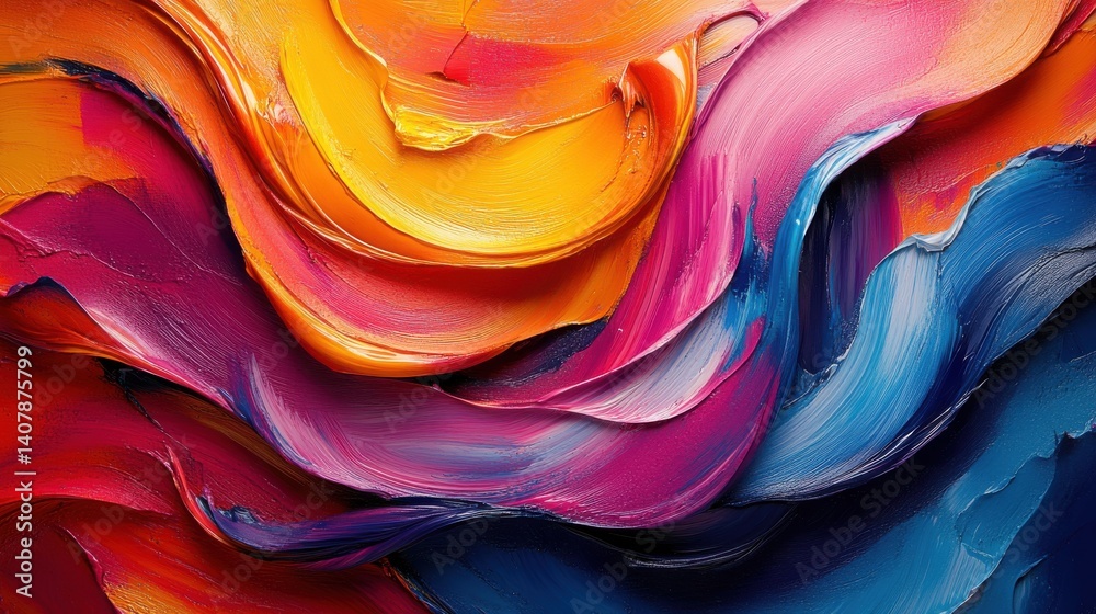Aufkleber bright abstract scribbles,loops in vibrant colors create dynamic composition overlapping lines evoke sense of energy,creativity perfect for artistic expression,stock image