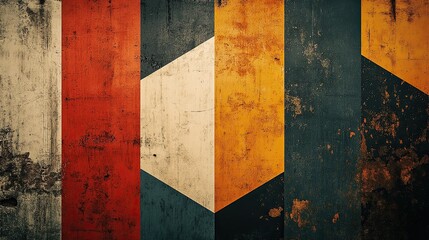 Naklejka premium Abstract hexagonal lines background. Geometric stripe line art design modern