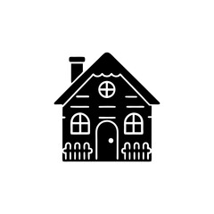 creative details Cottage Icon Vector Illustration