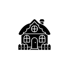 creative details Cottage Icon Vector Illustration