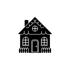 creative details Cottage Icon Vector Illustration