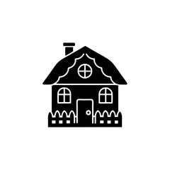 creative details Cottage Icon Vector Illustration