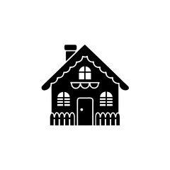 creative details Cottage Icon Vector Illustration