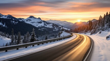 sunimage winter roads