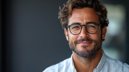 Fototapeta premium casual businessman,glasses smiling,happy face isolated on transparent background,photo stock