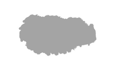 Fototapeta premium Ink brush stock isolated on transparent PNG file 