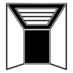 roof icon vector illustration concept