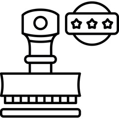 Naklejka premium Stamp icon