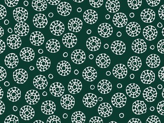 seamless pattern with flowers and leaves, floral pattern for textile design and digital papers, seamless background with green leaves, seamless floral pattern, seamless pattern with leaves