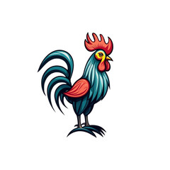 rooster vector illustration