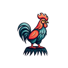 rooster vector illustration