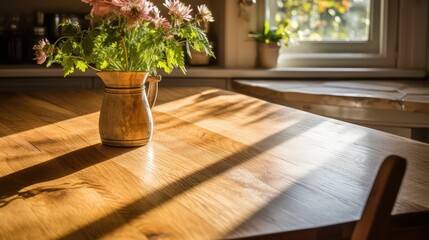 Fototapeta premium sunlit oak wood