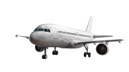 Aviation Marvel: A meticulously captured aircraft, poised for takeoff or mid-flight, its sleek design promising swift journeys, ready to conquer the expansive canvas of the sky.