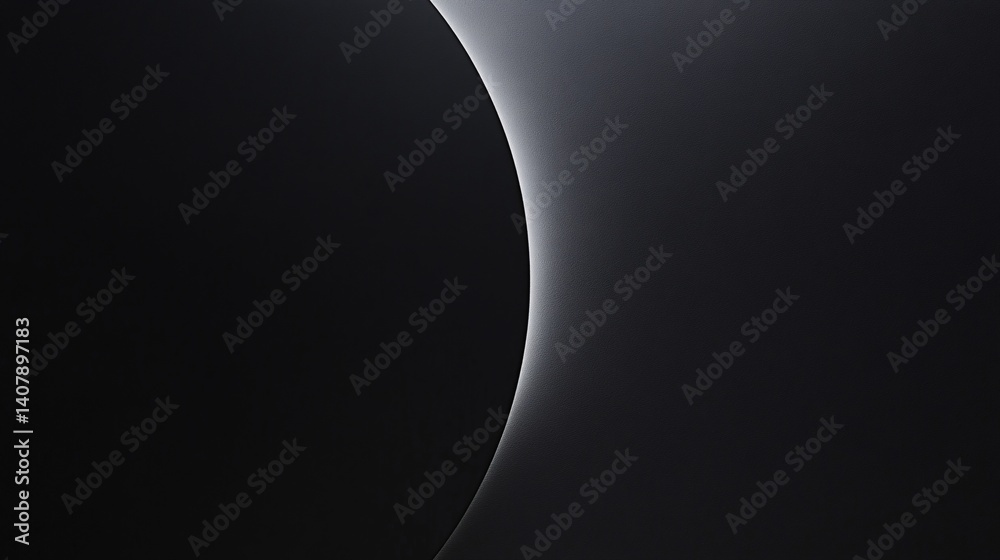 Aufkleber Abstract dark background with light rim lighting creating subtle gradient